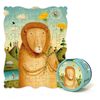Mideer puzzle creativ - Portretul unui leu cu o păpădie