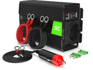 Invertor de putere Green Cell de la 24V la 230V, 300W/600W, sinusoid modificat