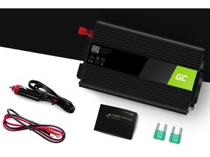 Invertor de putere Green Cell de la 24V la 230V, 300W/600W, sinusoid modificat