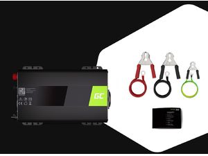 Green Cell Power Inverter PRO 12V-tól 230V-ig, 300W/600W, tiszta szinusz hullámmal