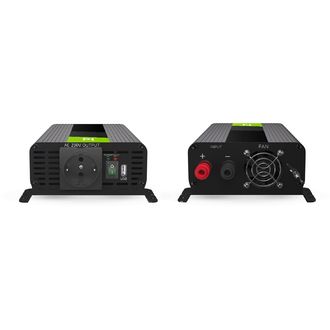 Green Cell Power Inverter PRO feszültségátalakító 12V-ról 230V-ra, 500W/1000W, tiszta szinusz hullámmal