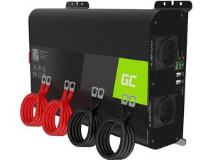 Green Cell Power Inverter PRO de la 12V la 230V, 2000W/4000W, undă sinusoidală pură