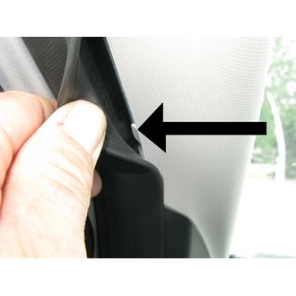 Brodit ProClip pro Ford Tourneo Connect 18-22/Transit Connect 18-24, vlevo na sloupek V1