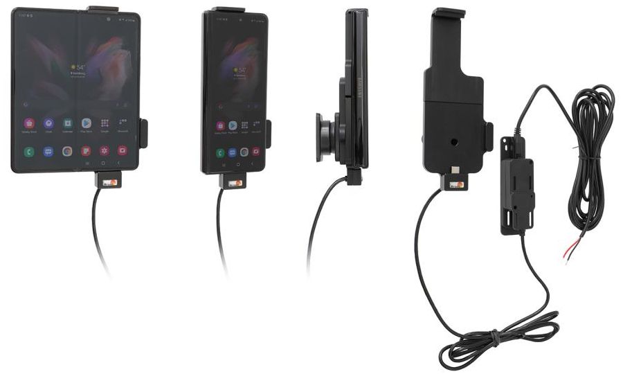 Brodit стойка за кола за Samsung Galaxy Z Fold3 5G, със скрито зареждане