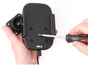 Brodit държач с Qi 15W безжично зареждане за Samsung Galaxy S20+ без калъф, скрито зареждане