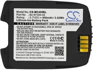 Akkumulátor a Motorola CS4070, CS4070-SR, 950 mAh, Li-Ion akkumulátorhoz