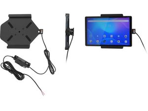 Brodit Halterung für Lenovo Tab K10 TB-X6C6F, ohne Gehäuse, mit versteckter Ladefunktion