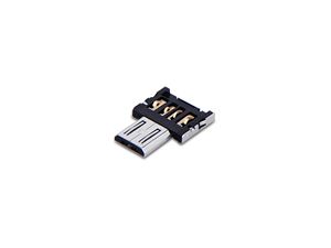 Adaptor MicroUSB OTG pentru conectarea unei unități flash, tastatură, mouse