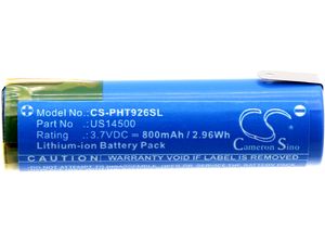 Akkumulátor Philips At750, Hq8100, Sw7700 és másokhoz, 800 mAh, Li-Ion
