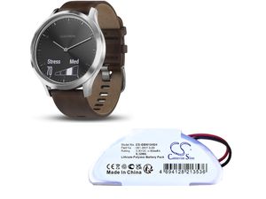 Akkumulátor Garmin Vivomove Hr, 85 mAh, Li-Ion, Garmin Vivomove Hr akkumulátorhoz