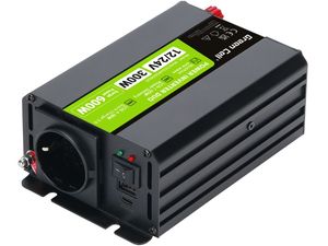 Green Cell Power Inverter 12V/24V 230V-ra, 300W/600W, módosított szinuszos, 12V/24V, 300W/600W
