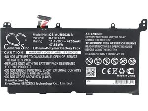 Baterie pentru Asus Vivobook A551/K551/S551/V551 / R553 și altele, 4200 mAh, Li-Pol