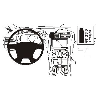 Brodit Монтажна скоба ProClip за Ford Mondeo 15-22, по средата