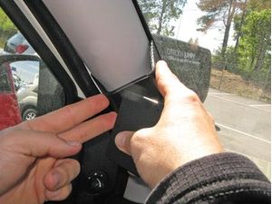 Brodit ProClip montážní konzole pro Fiat Doblo 16-17, vlevo na sloupek