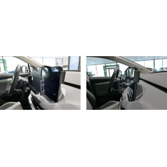 Brodit ProClip за Skoda Octavia IV 20-24/Enyaq 21-24, с панти, за центъра