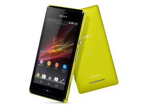 Sony Xperia M - žlutá