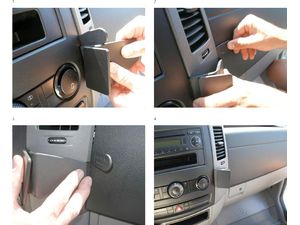 Brodit ProClip für Mercedes Benz Sprinter 07-18/Volkswagen Crafter 07-16, Mitte rechts