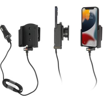 Brodit държач за кола за Apple iPhone 13 mini, без калъф, със запалка/USB зареждане
