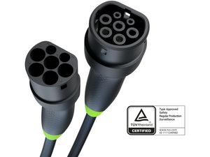 Green Cell Snap Ladekabel für Elektrofahrzeuge Typ2 11kW 3x16A 7m
