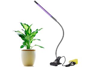 Úsporná USB lampa pro podporu růstu květin se třemi stupňi intezity.