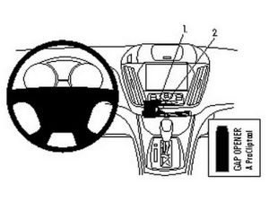 Brodit ProClip tartókonzol Ford Kuga 17-19