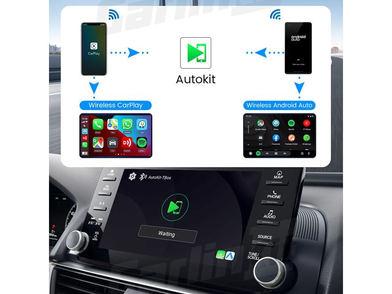 Carlinkit CarPlay Ai Box s Android 12 4+64GB pre originálne autorádiá s