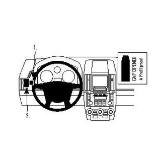 Brodit ProClip montážní konzole pro Land Rover Freelander 2 07-15, vlevo