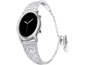 Mobilly univerzální zdobný řemínek, 20 mm, stříbrný