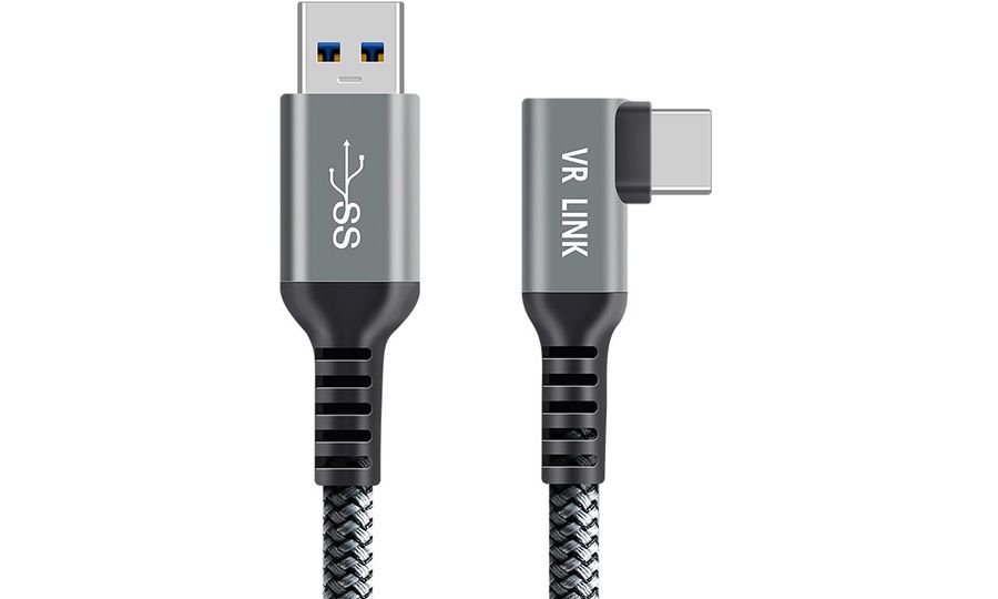 7m kábel Oculus Quest 2, Oculus Link, USB-C 3.2 Gen 1/USB-A kábel, hossza 7m, fonott