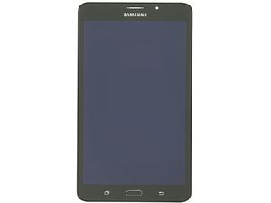 Cserealkatrész LCD képernyő + Touch + elülső borítás Samsung T285 Galaxy TAB A 7", fekete, fekete