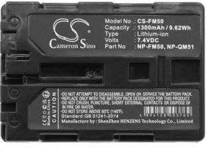Baterie pentru SONY CCD-TR108, Cyber-shot DSC-S50 și altele, 1300 mAh, Li-Ion