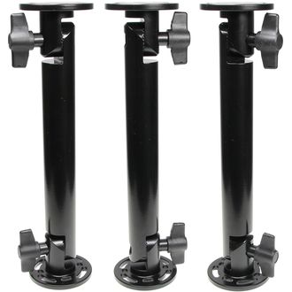 Brodit bază de montaj 10", înălțime 264 mm, dantură fină, suprafață rotundă
