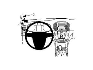 Brodit ProClip rögzítő konzol az Opel Insignia 09-17
