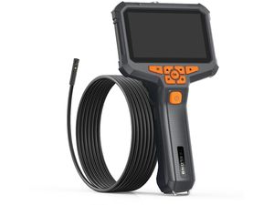 Endoscop robust Teslong NTS430 cu ecran IPS de 4,3", sondă de 8 mm, cameră dublă, cablu de 5 m