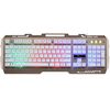 PrimeGear G700, геймърска клавиатура за PC с държач за мобилни устройства, USB, RGB подсветка, бяла, СА
