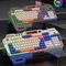 PrimeGear K90 mechanische Gaming-Tastatur, Metallgehäuse, USB, schwarz, US