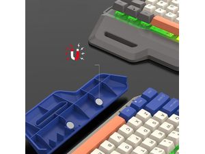 Tastatura mecanică de gaming PrimeGear K90, corp metalic, USB, negru, US