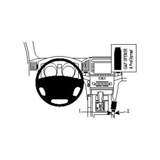 Brodit ProClip montážní konzole pro Toyota LandCruiser V8 08-15, na střed vpravo dolů