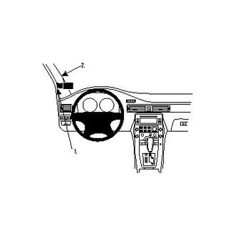 Brodit ProClip montážní konzole pro Volvo S80 07-11/V70 II 08-11/XC70 08-11, vlevo na sloupek