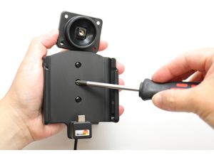 Brodit držák do auta na OnePlus 6T, 6, bez pouzdra, se skrytým nabíjením v palubní desce