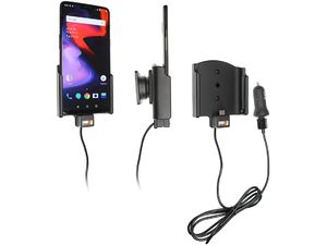 Brodit autótartó OnePlus 6T, 6 -hoz, tok nélkül, töltéssel a cigtől. öngyújtó / USB
