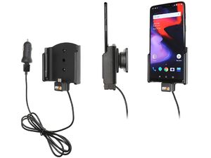 Brodit autótartó OnePlus 6T, 6 -hoz, tok nélkül, töltéssel a cigtől. öngyújtó / USB