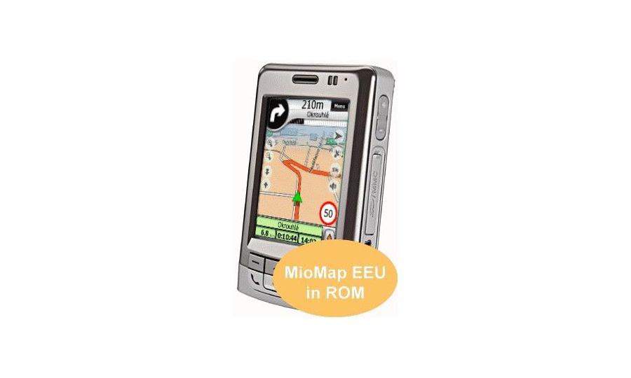 Mio A501E+ integrované MioMap v3.3 EEU přímo v ROM
