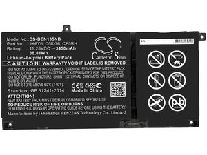 Akku für DELL Inspiron 13 / Vostro 14 / Latitude 15, 3450mAh, Li-Pol