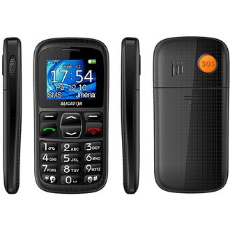 Aligator A420 Senior + nabíjecí stojánek, černý