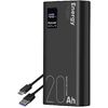 OBAL:ME EnergyPulse Powerbank 20000mAh, 22,5W, черен