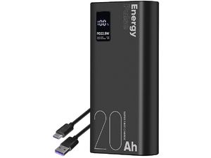 OBAL:ME EnergyPulse Powerbank 20000mAh, 22,5W, negru