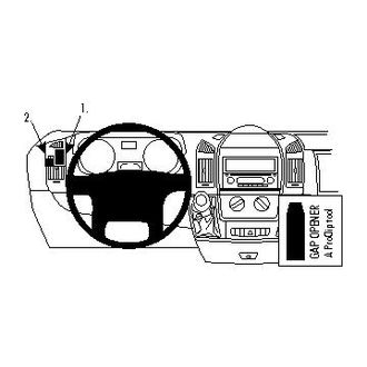 Brodit ProClip Citroen Jumper/Fiat Ducato 07-21/Peugeot Boxer 07-24/Opel Movano 23-24, vlevo