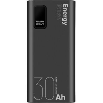 Pachet: ME EnergyPulse Powerbank 30000mAh, 22,5W, negru