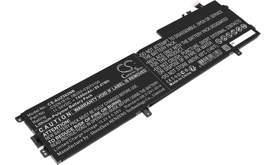 Akkumulátor Asus Zenbook Flip 15 Ux562, Zenbook Flip 15 Ux562fd és másokhoz, 7400 mAh, Li-Ion